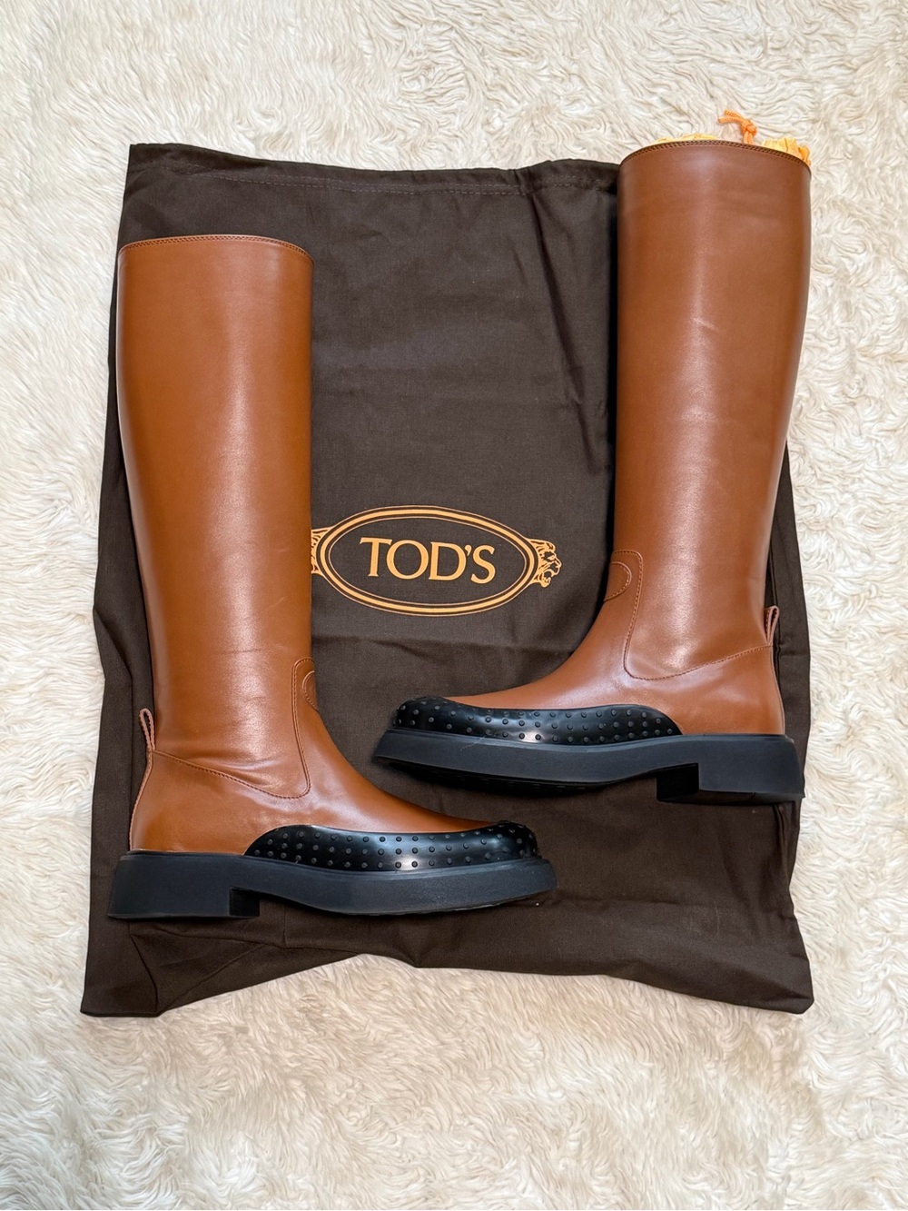 NWT Tod’s Knee High Leather Boots - Size 6